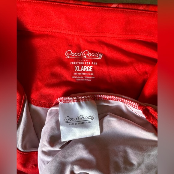 Good good men’s red polo shirt Size XL - Picture 6 of 6
